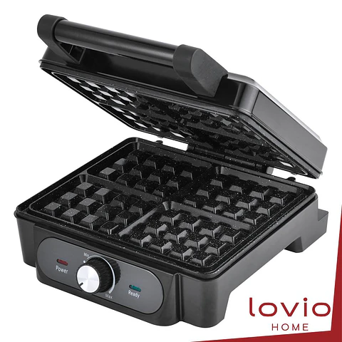 Máquina de Waffle Elétrica 1400W LOVIO