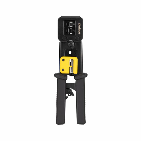 Alicate de Cravar RJ11/RJ12/RJ45 Passante REBEL