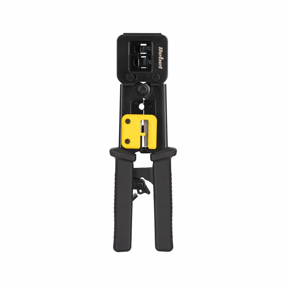Alicate de Cravar RJ11/RJ12/RJ45 Passante REBEL 1