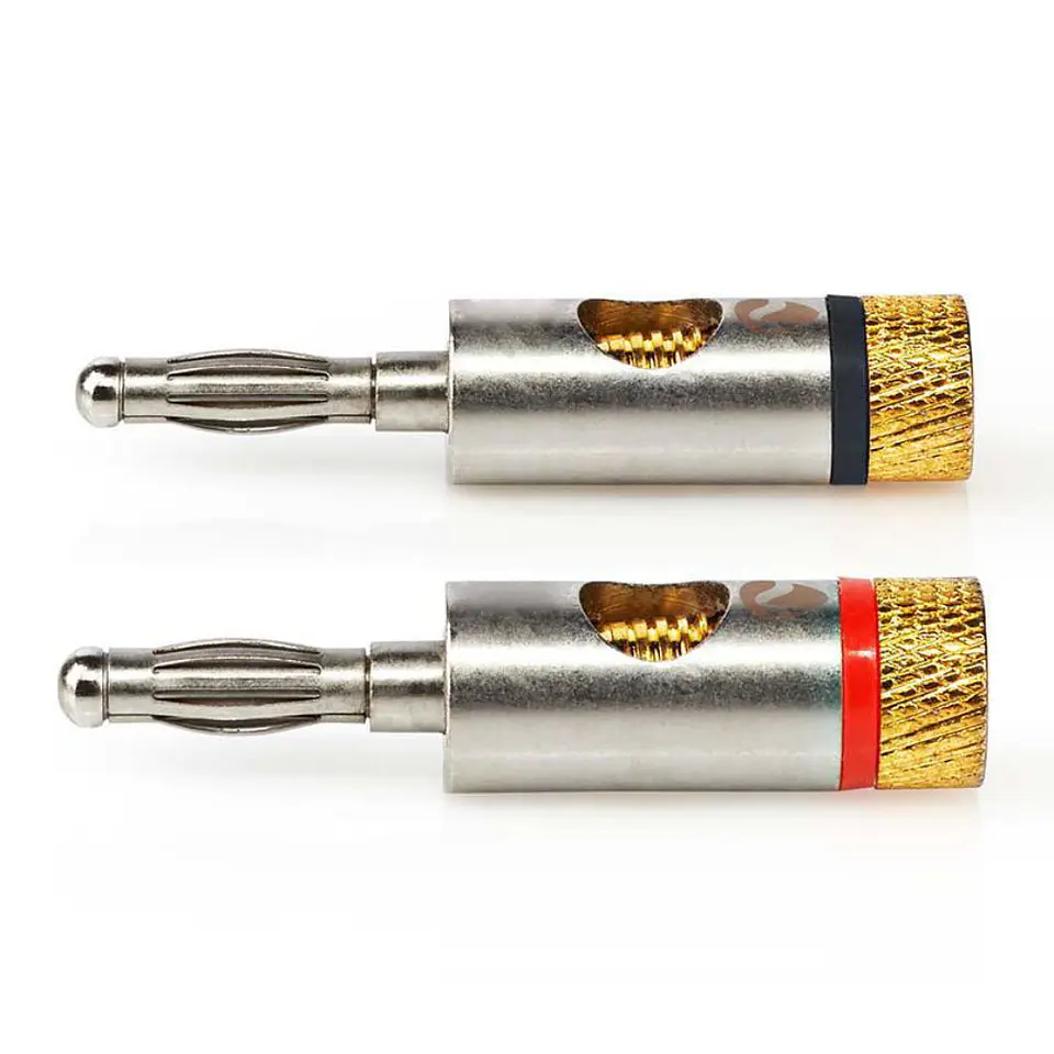 Conjunto 2 Fichas Banana 3mm Dourada Preta e Vermelha NEDIS 1