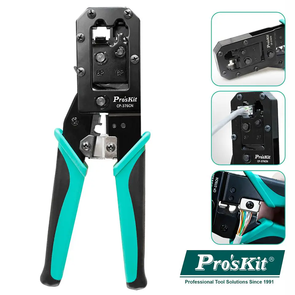 Alicate De Cravar Fichas 8p/6p PROSKIT 1