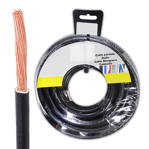 CABO ALIMENTAÇÃO ELÉTRICO 1X1.5MM² PRETO 5M