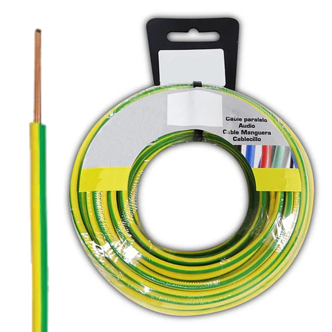 CABO ALIMENTAÇÃO ELÉTRICO 1X1.5MM² BICOLOR 5M