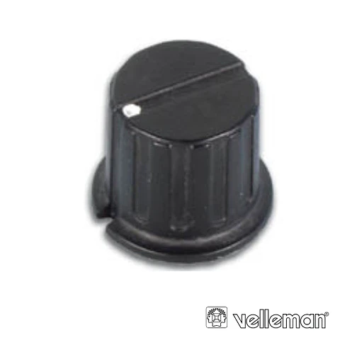 BOTÃO PRETO C/ PONTO BRANCO 24.5x6MMM