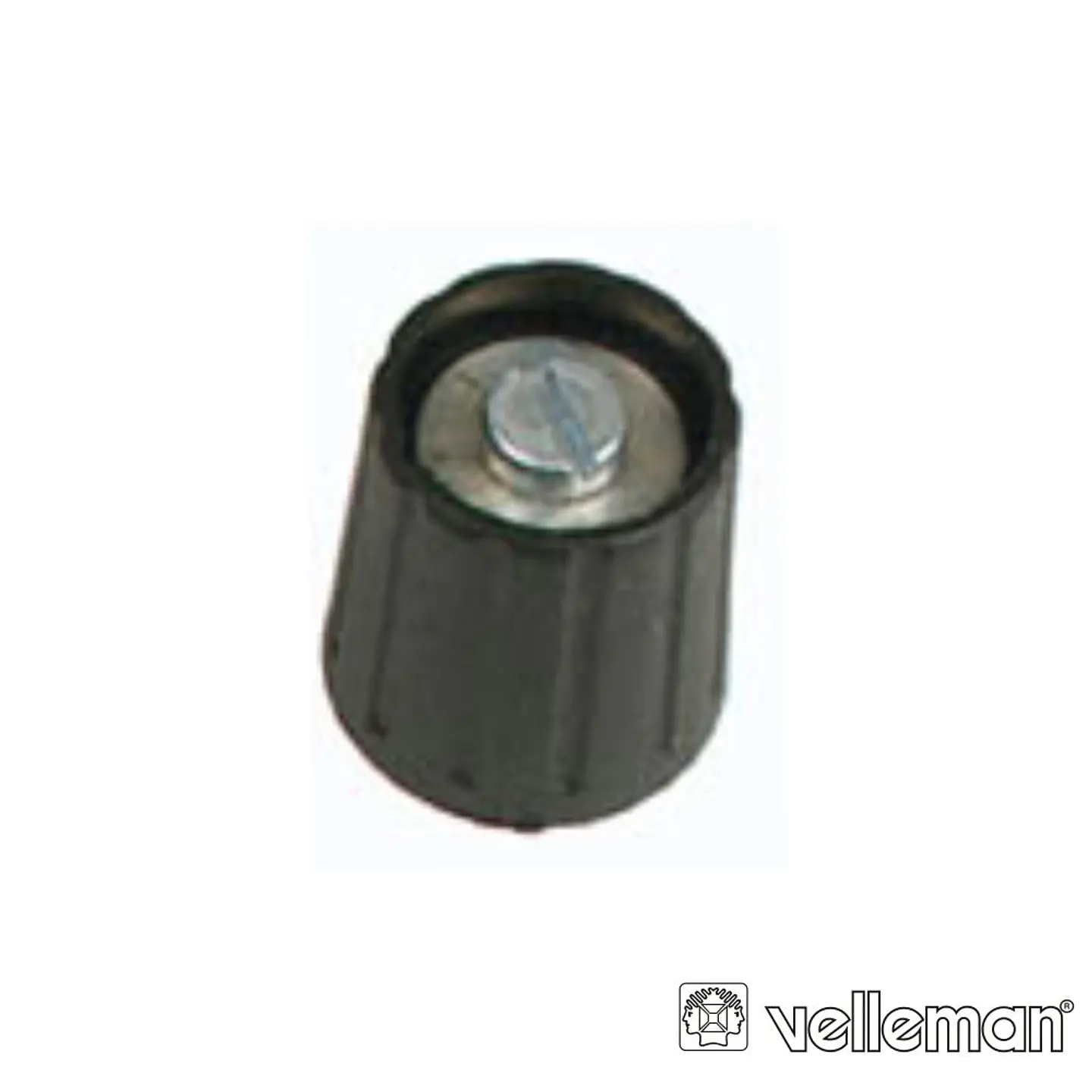 Botão p/ Potenciómetro Preto 15Mm/4Mm VELLEMAN 1