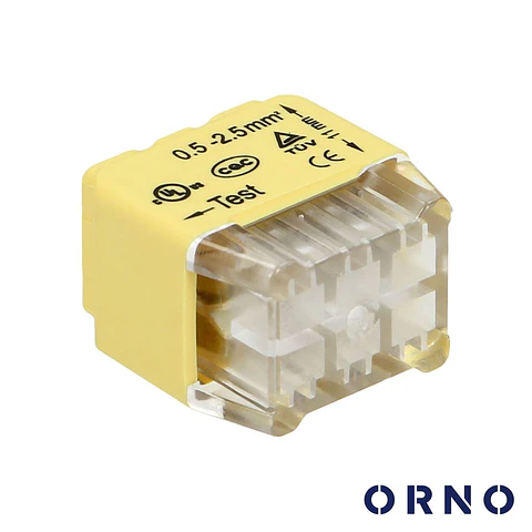 Ligador Rápido 6 Condutores 0.75-2.5mm² 50x ORNO