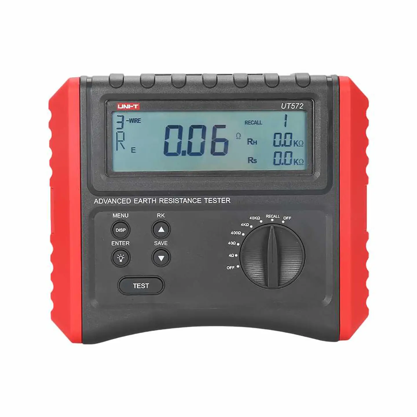Medidor Digital de Resistência de Terra 50V 4-40kOhm UNI-T 1