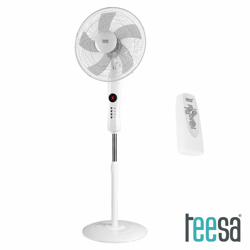 Ventoinha de Pé Ø43cm C/ Comando e Temporizador TEESA 1