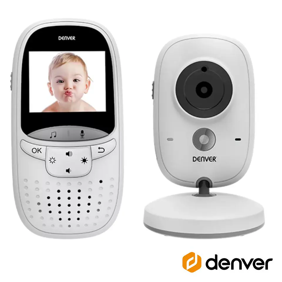 Intercomunicador Baby Phone S/ Fios LEDs Ir Bateria DENVER 1