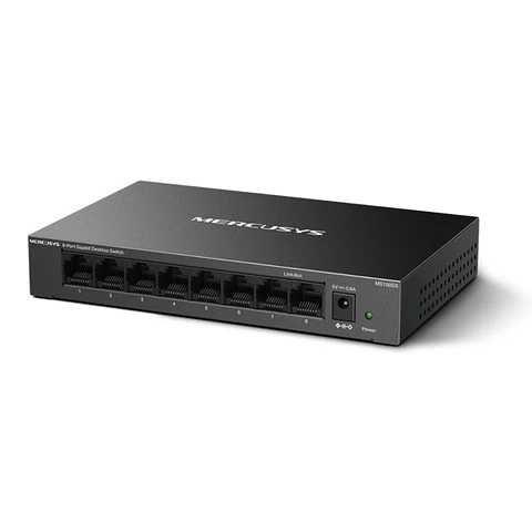 Switch de Rede PoE Ethernet 1GB/s 8 Portas RJ45