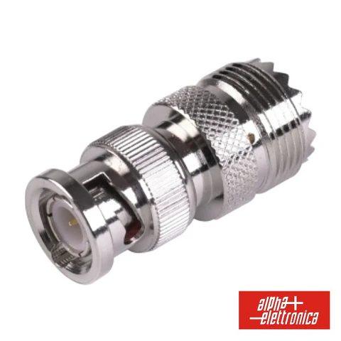 FICHA ADAPTADORA BNC MACHO / UHF FÊMEA