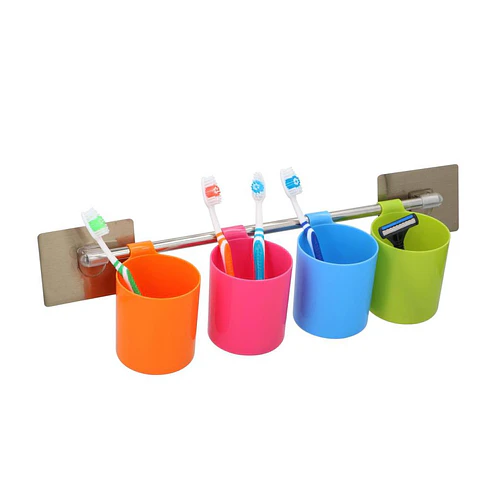 Conjunto De Copos Porta Escovas de Dentes