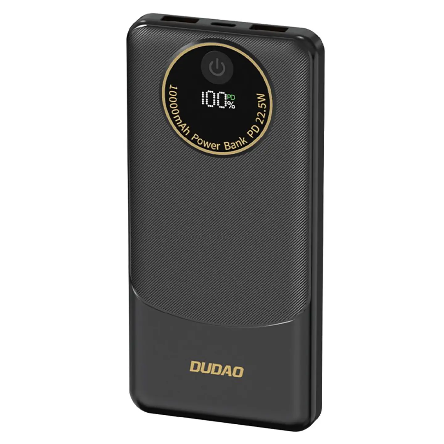 Powerbank 10000mAh C/ 2xUSB-A 1xUSB-C 22.5W Preto 1