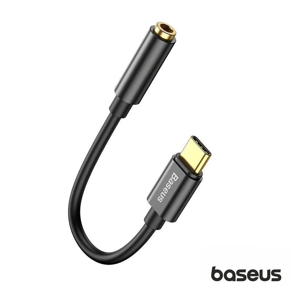 Adaptador USB-C Macho P/ Jack 3.5mm Fêmea BASEUS 1
