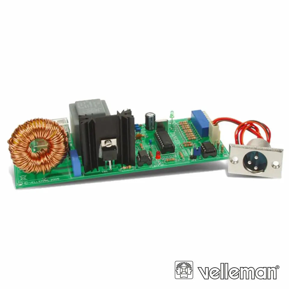 KIT DIMMER DE ALTA POTÊNCIA 1KW@230V E CONTROLO DMX VELLEMAN 1