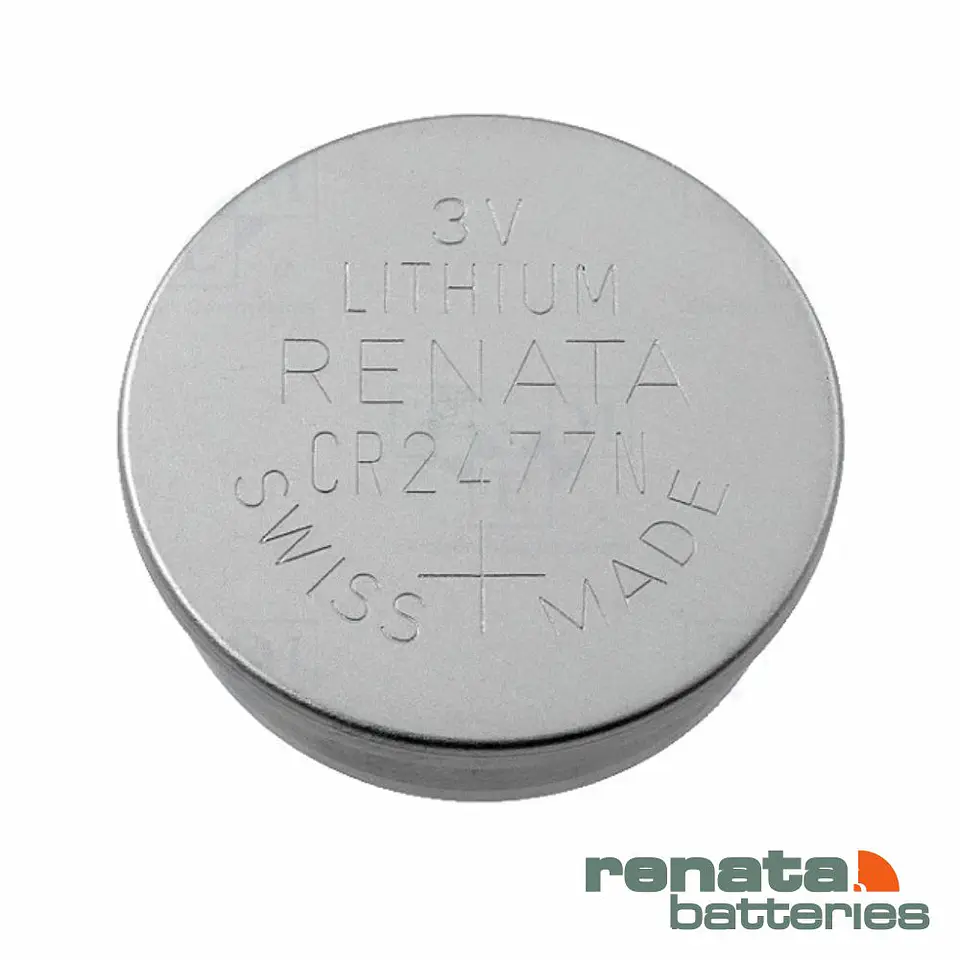 Pilha Lítio Botão CR2477N 3V 950mA RENATA 1