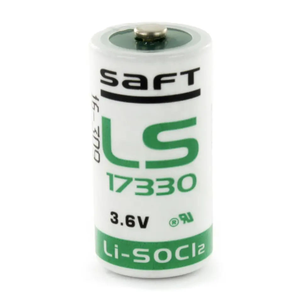 Pilha Lítio 17330 3.6V 2100mAh SAFT 1