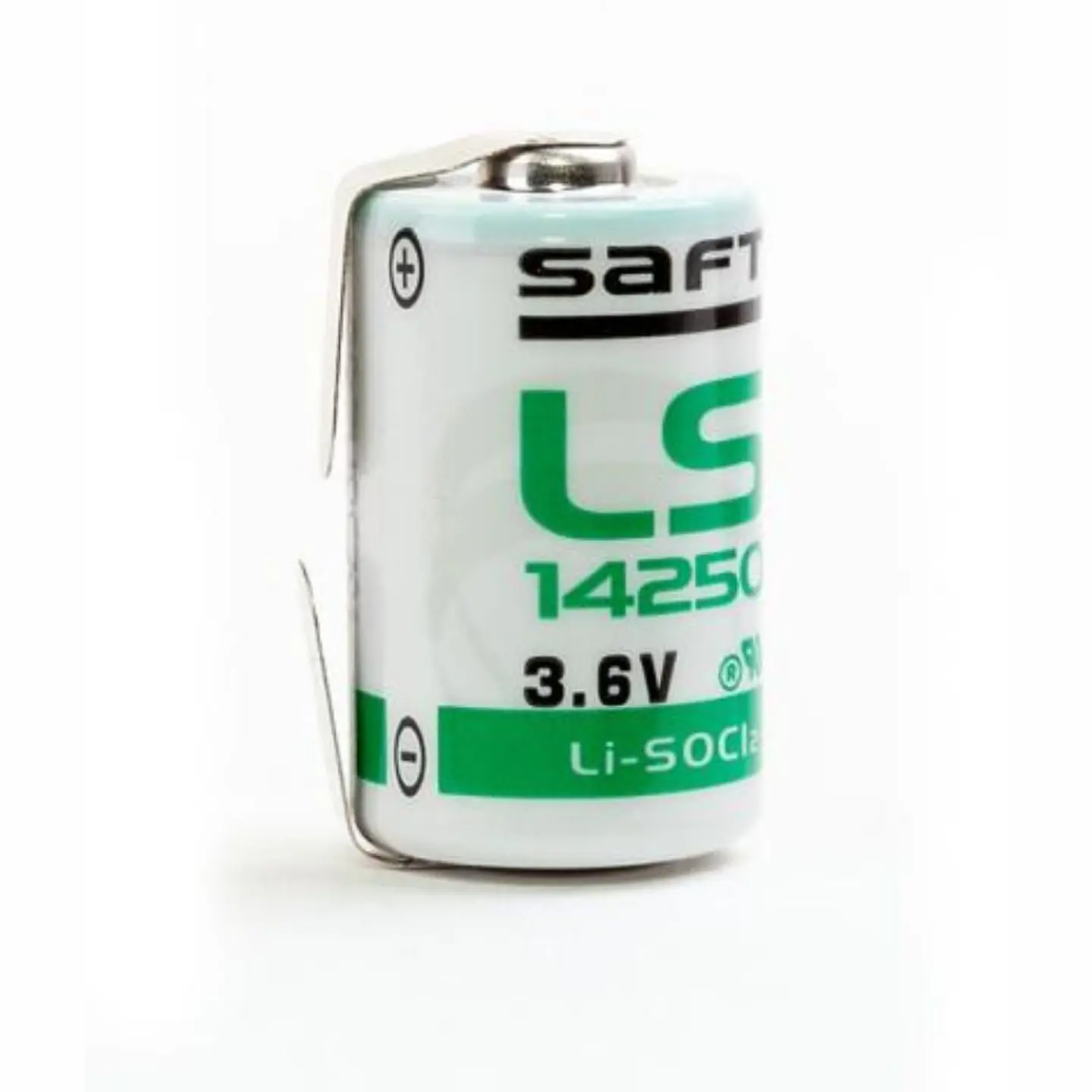 Pilha Lítio 14250 CNR 3.6V 1200mAh C/ Patilhas SAFT 1