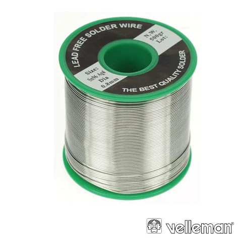 SOLDA 0.8MM 96/4 500G VELLEMAN