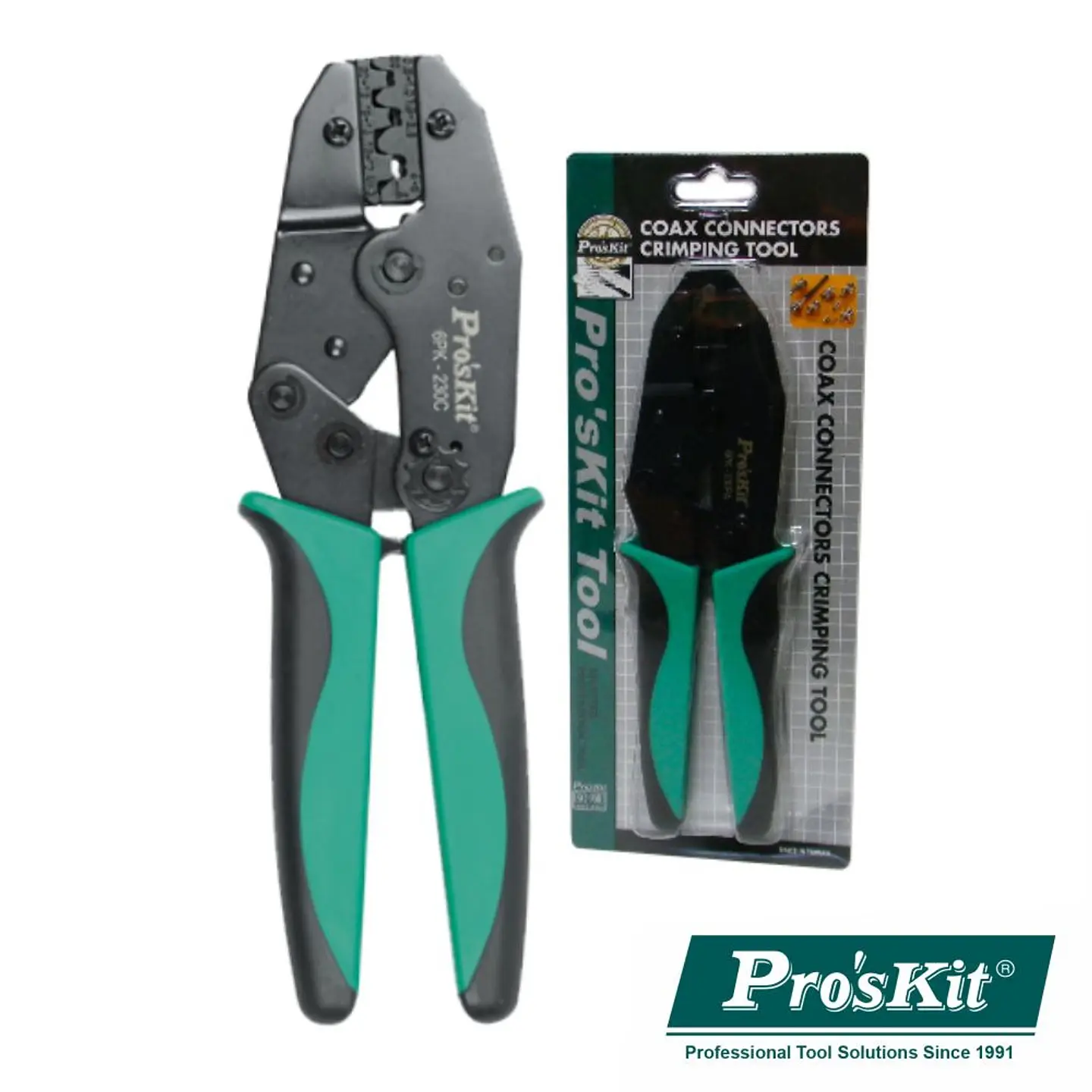 ALICATE DE CRAVAR TERMINAIS NÃO ISOLADOS 220MM PROSKIT 1