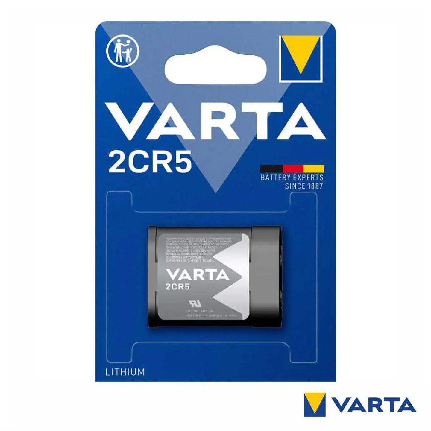 Pilha Lithium 2CR5 6v Blister VARTA 1