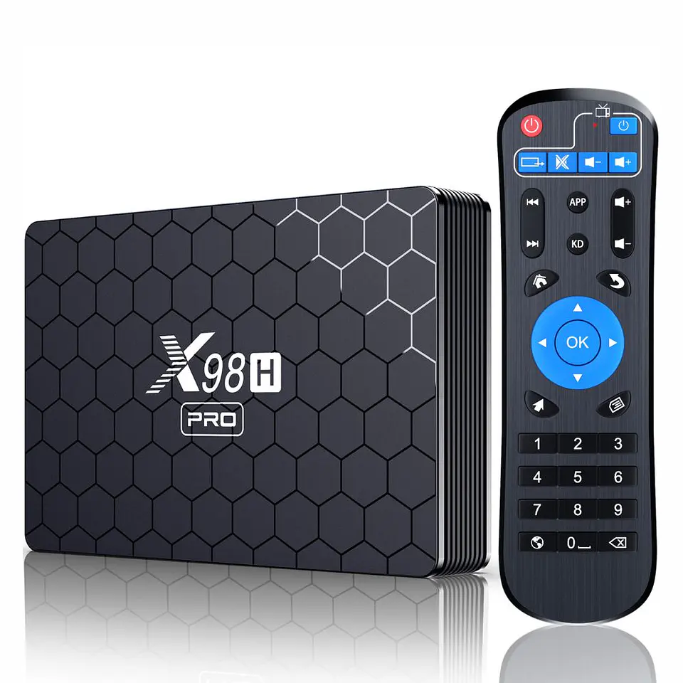 Box Android 12 X98H PRO 4K 4GB RAM 32GB ROM 1