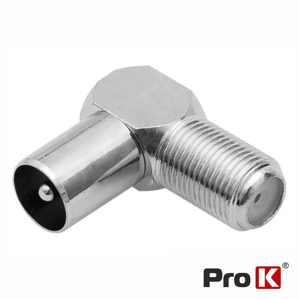 Ficha Adaptadora F Macho / F Fêmea 90º PROK 1