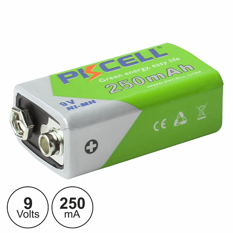 BATERIA NI-MH 9V 250MA