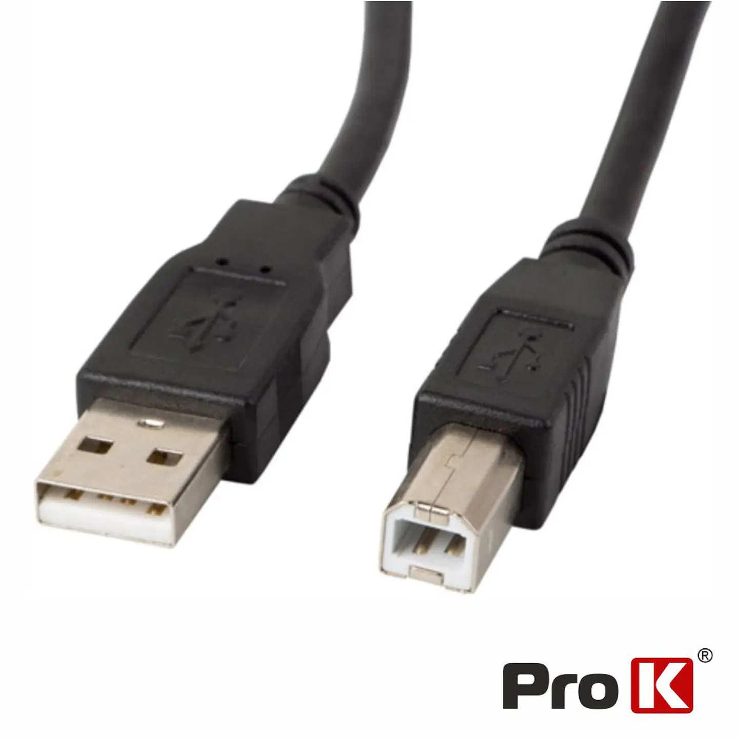 Cabo USB-A 2.0 Macho / USB-B Macho 0.50m PROK 1