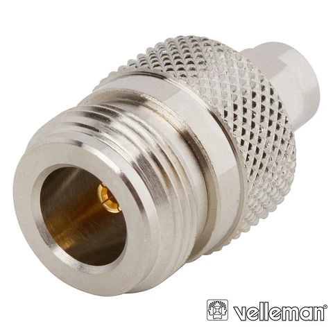 FICHA ADAPTADORA SMA MACHO P/ CONECTORA N FÊMEA