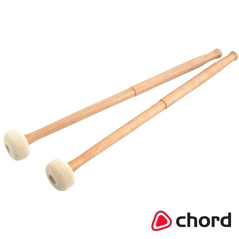 Baquetas Para Percussão Ponta Feltro Duro Maple CHORD