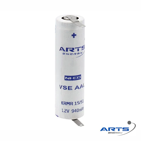 Bateria NI-CD AA/VSAAL 1.2V 940mAh C/ Patilhas