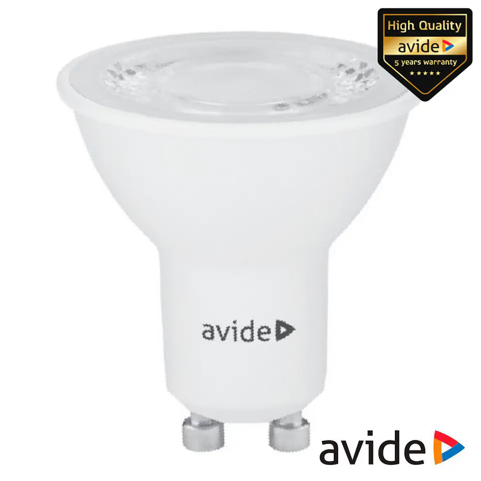 Lâmpada LED GU10 Spot 36º 7W 230V 4000K 620lm AVIDE 1