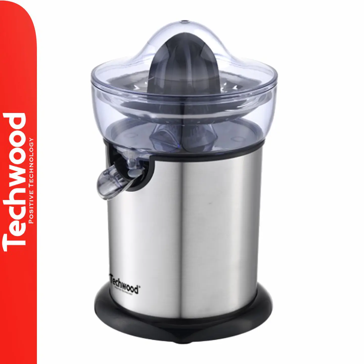 Espremedor Elétrico de Citrinos 130W INOX TECHWOOD 1