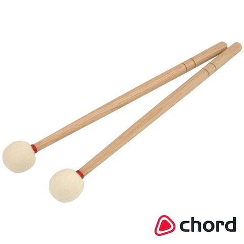 Baquetas Para Percussão Ponta Feltro Médio Oak CHORD