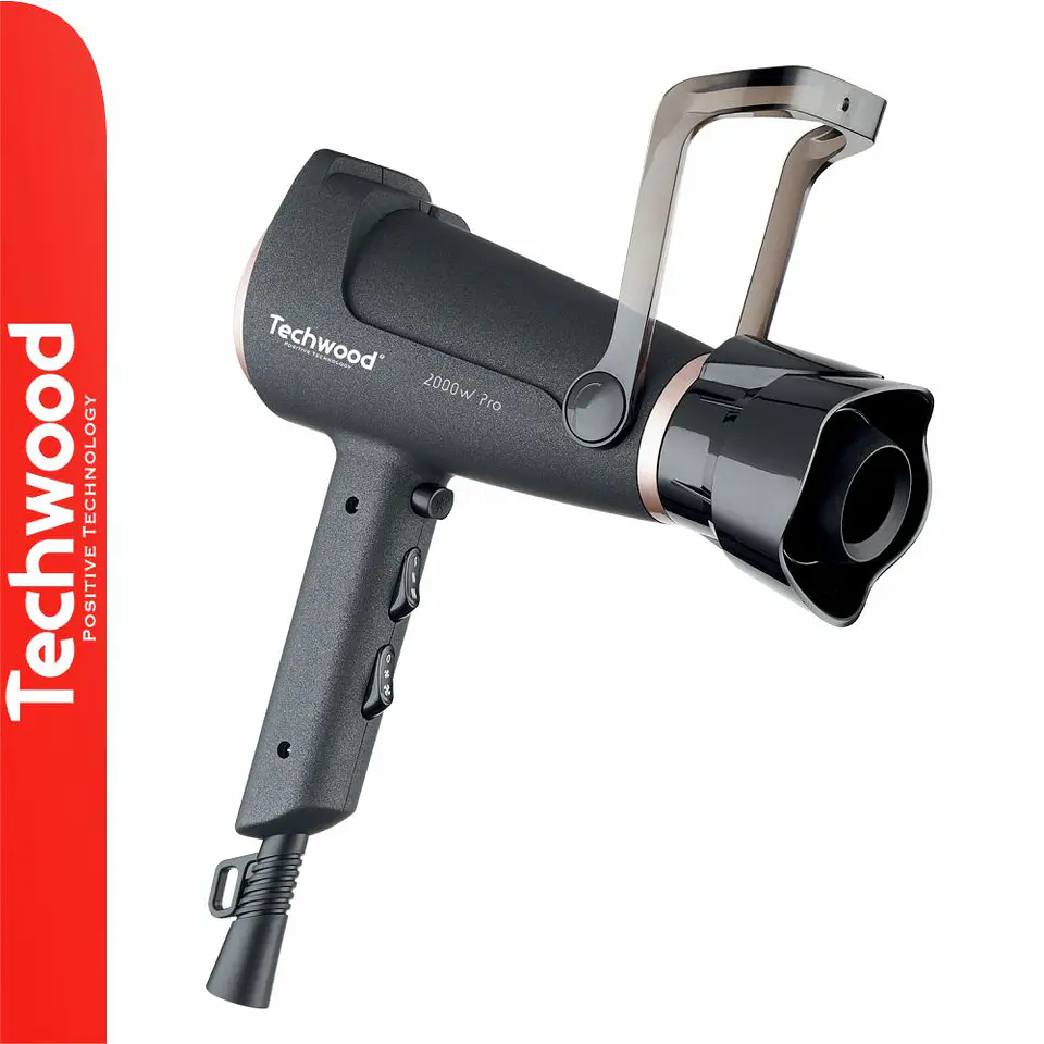 Secador de Cabelo 2000W Preto TECHWOOD 1