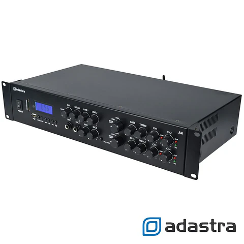Amplificador Stereo 4x200W USB/SD/BT ADASTRA