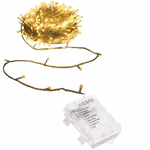 Luzes de Natal 300 LED 3000K 30m IP44