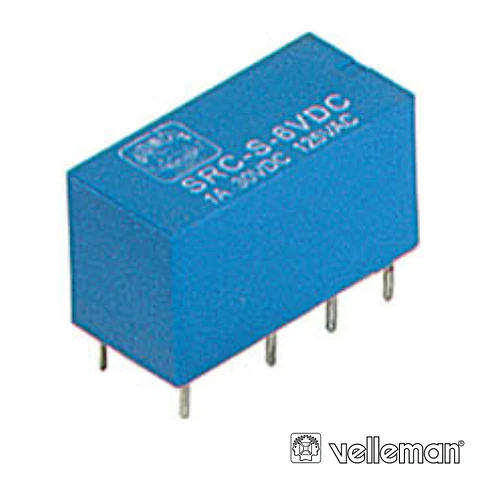RELÉ 6VDC INVERSOR BIPOLAR 1A/125V