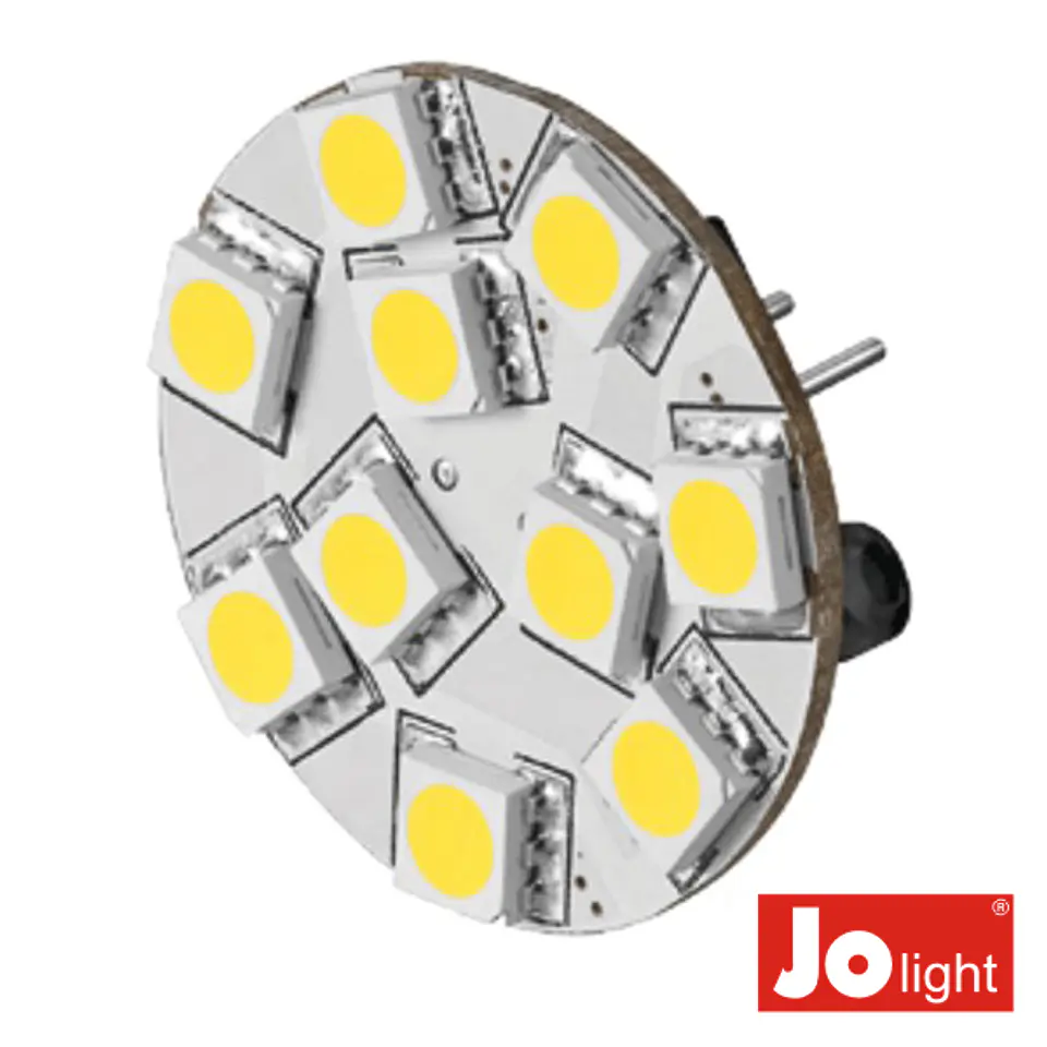 LÂMPADA G4 2.2W 12V 10 LEDS BRANCO FRIO JOLIGHT 1