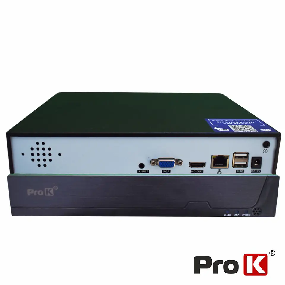 Vídeo-Gravador Digital 16 Canais H264 Ethernet PROK 1