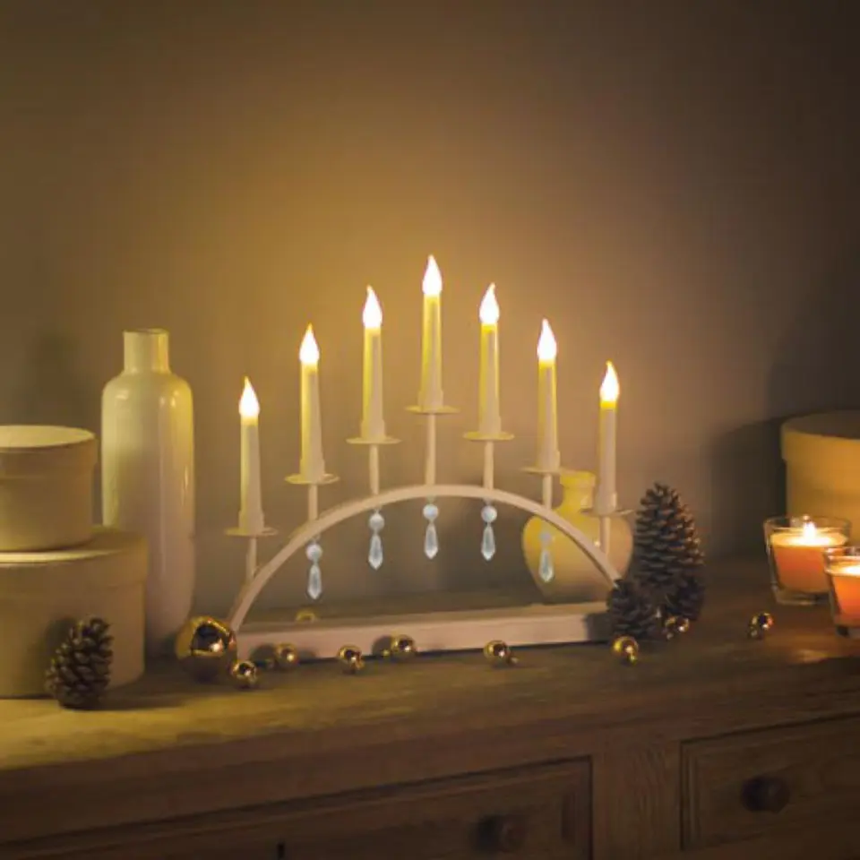 Conjunto 7 Velas Luz LED 1