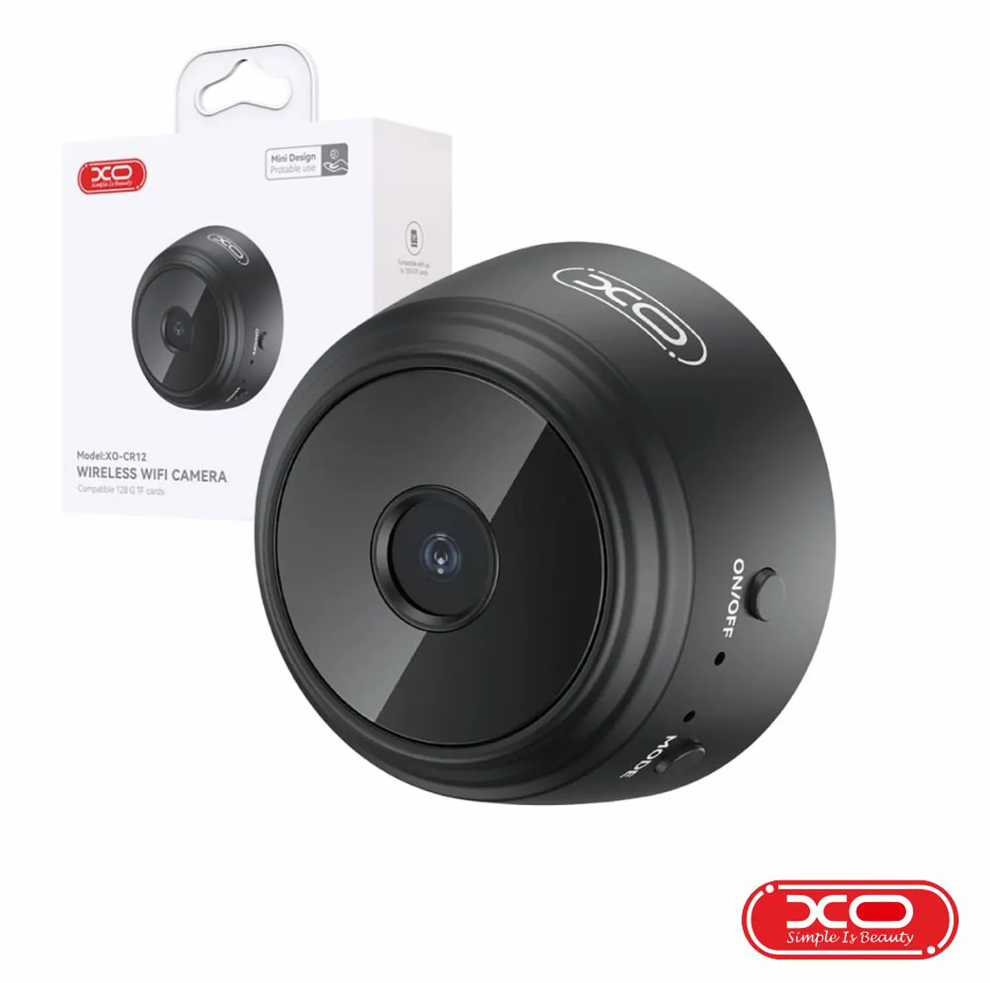 Câmara Miniatura WiFi 480p XO 1