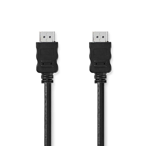 Cabo HDMI Dourado Macho / Macho 1.4 Preto 1m