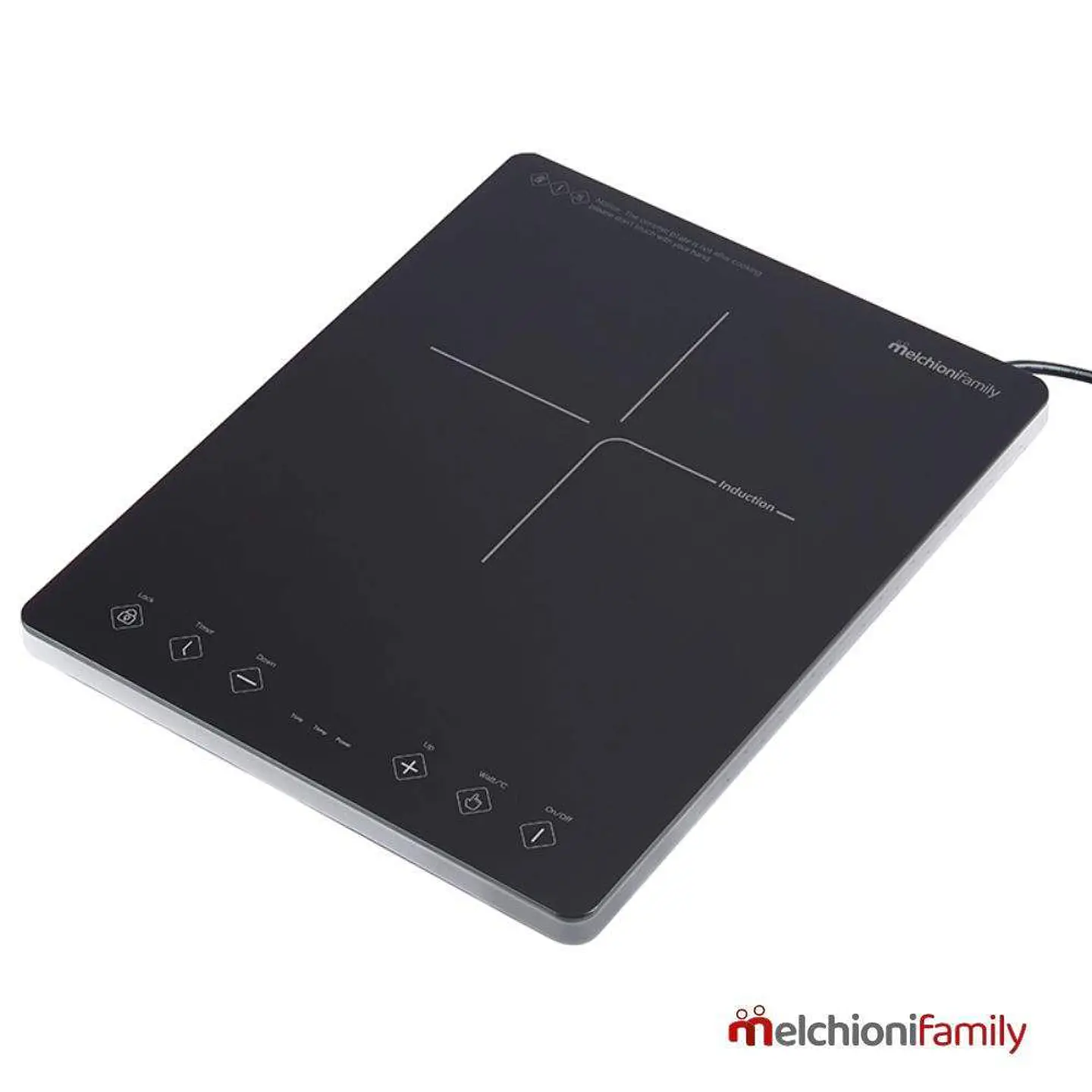 Placa de Indução Vitrocerâmica 2000W MelchioniFamily 1