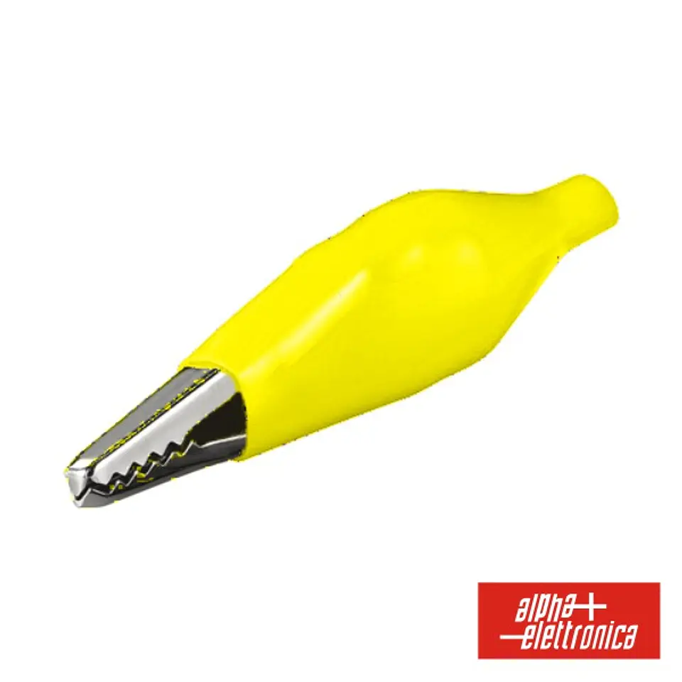 PINÇA CROCODILO 36.5MM ISOLADA AMARELA 1