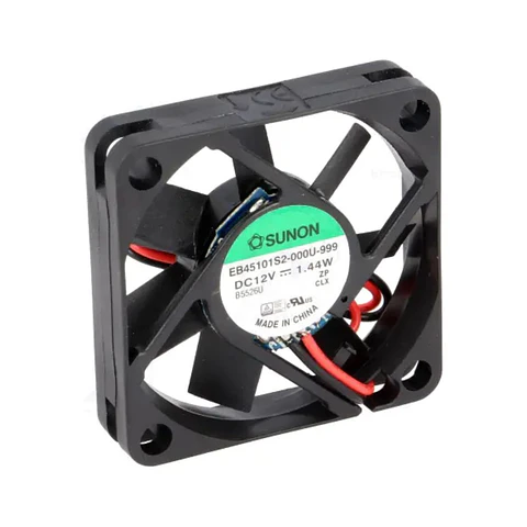 Ventoinha 12VDC 45x45x10mm 2 Fios EB45101S2-000U-999 SUNON