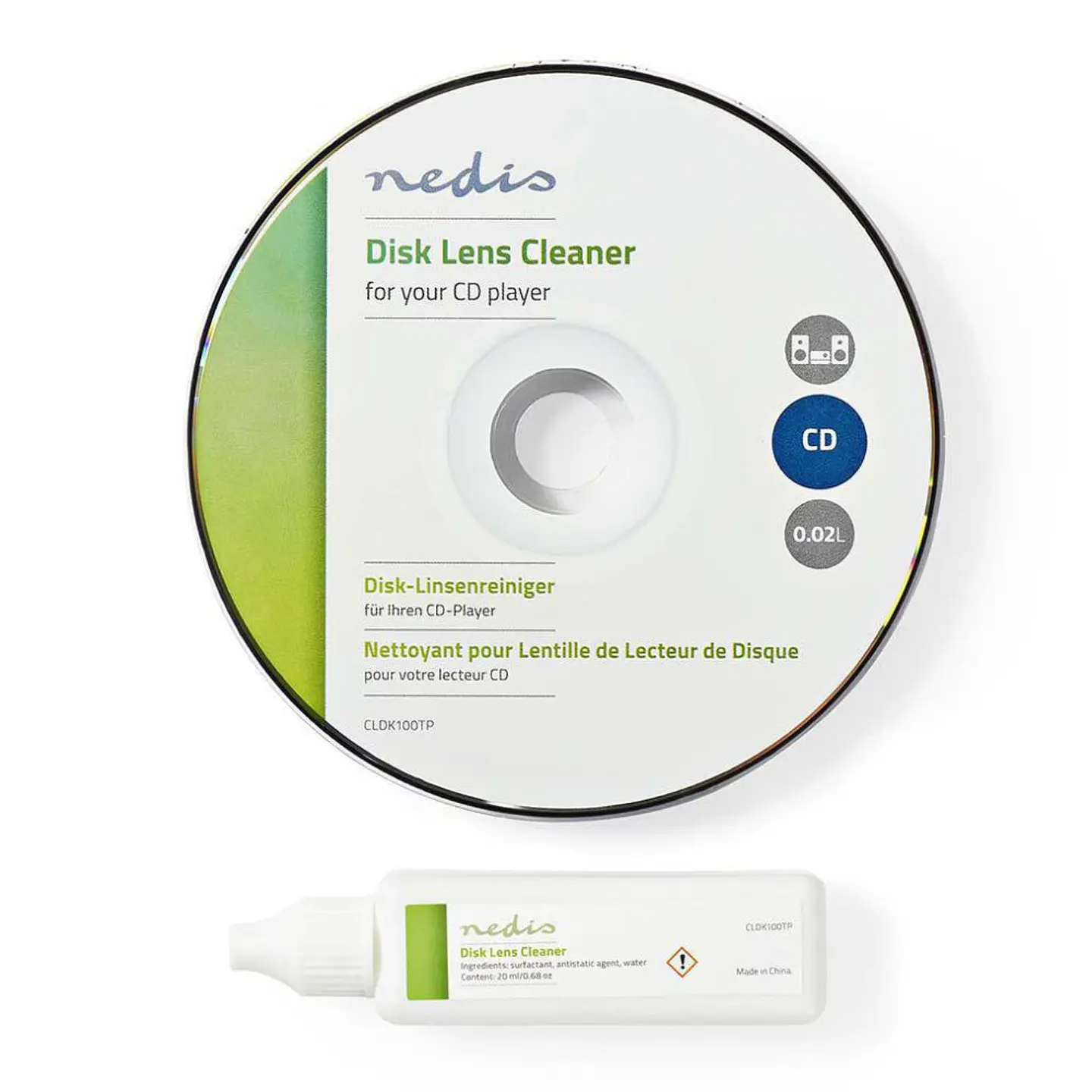 Kit de Limpeza de Leitores CD 20ml 1
