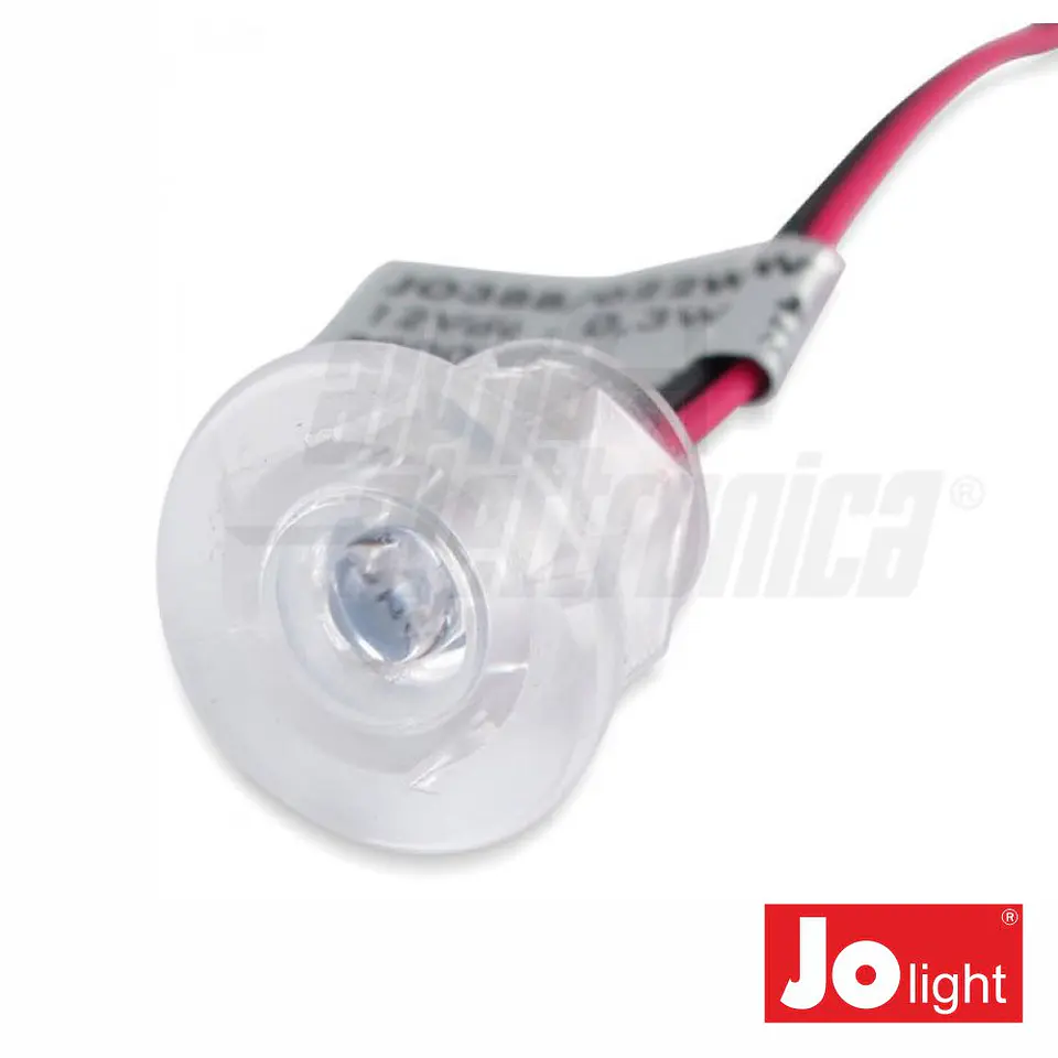 FOCO LED 0.3W 12V 18MM AZUL P/ ENCASTRAR IP20 JOLIGHT 1