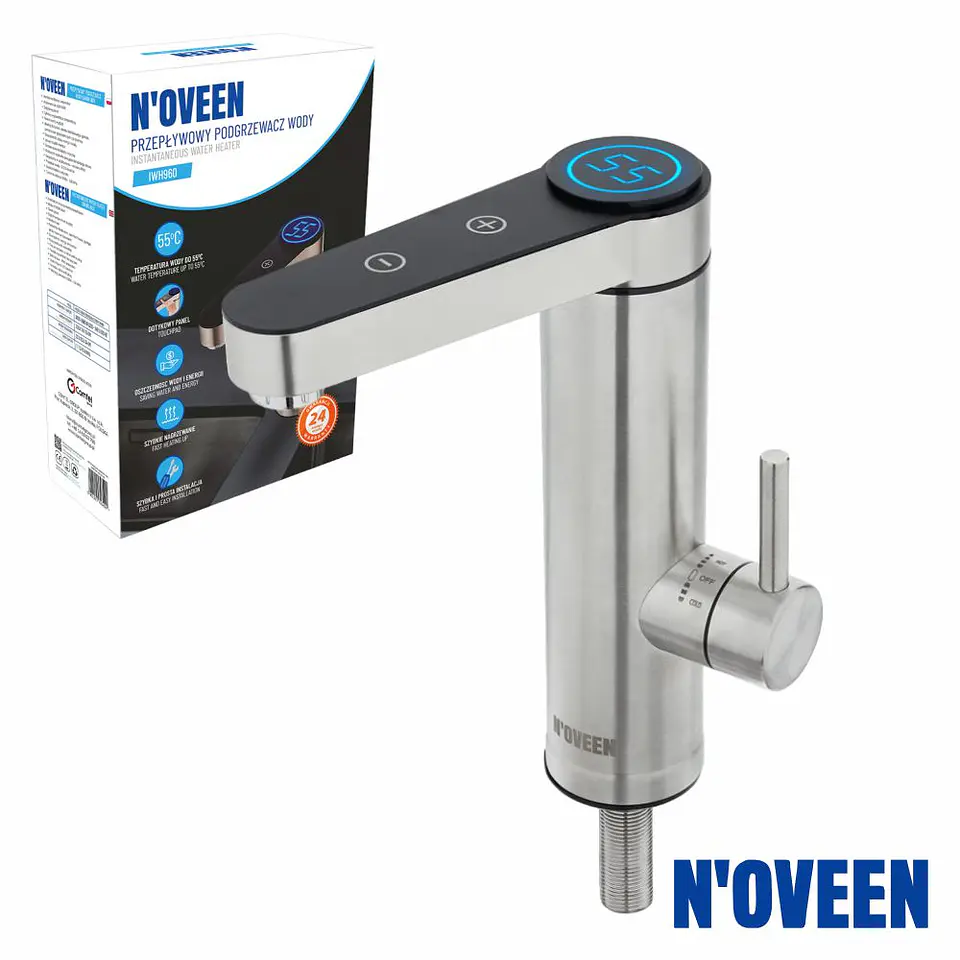 Torneira Elétrica de Bancada 230V 3000W IPX4 NOVEEN 1